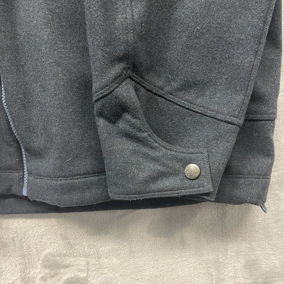 Stio Jacket Mens Large Gray Blue Woolsey Wool Cashmere Blend Full Zip Gorpcore - Picture 3 of 14